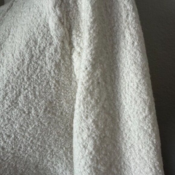 Jennie Kayne Wool Blend Cardigan Front Button Closure Crew Neck 3/4 Sleeve Flawe - Picture 11 of 14